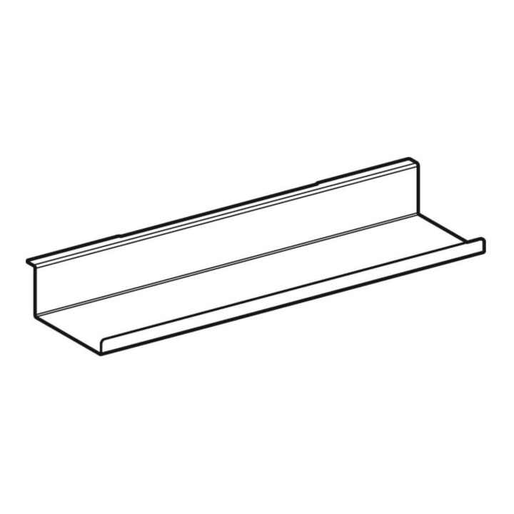 Geberit Étagère murale 45x5,5x13 cm, gris sable/thermolaqué mat