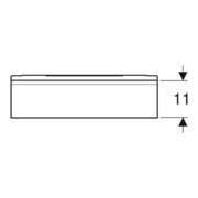 Geberit Étagère murale 45x5,5x13 cm, lave/mat poudré-4