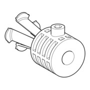 Geberit Fixation murale pour WC suspendu/Bidet, fixation par le dessus, dissimulée