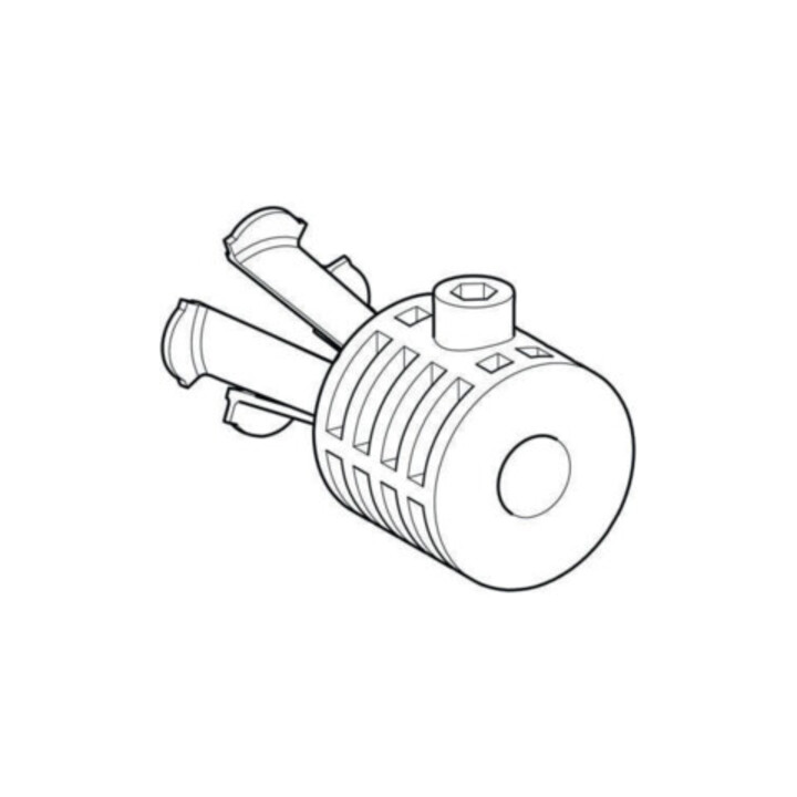 Geberit Fixation murale pour WC suspendu/Bidet, fixation par le dessus, dissimulée