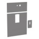 Geberit Frontbekleding Monolith WT 73cm Glas umbra