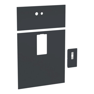 Geberit Frontverkleidung GE Monolith WT B 73cm 8li Glas schwarz
