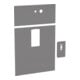 Geberit Frontverkleidung Monolith WT 73cm Glas umbra