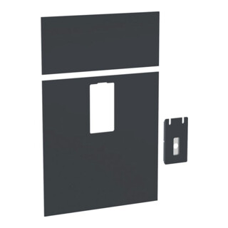 Geberit Frontverkleidung Monolith WT B 73cm Glas schwarz
