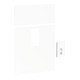 Geberit Frontverkleidung San-Modul Monolith f WT 73cm Gl. weiß