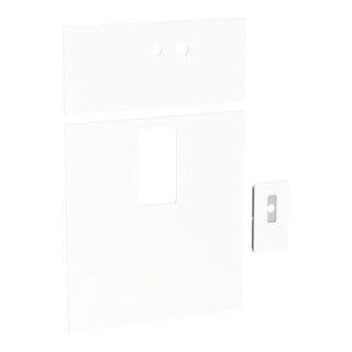 Geberit Frontverkleidung San-Modul Monolith Waschtisch 73cm Glas weiß
