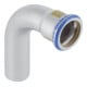Geberit Gas-Bogen Mapress 90G, m Einschubende, Edelstahl, d= 54mm-1