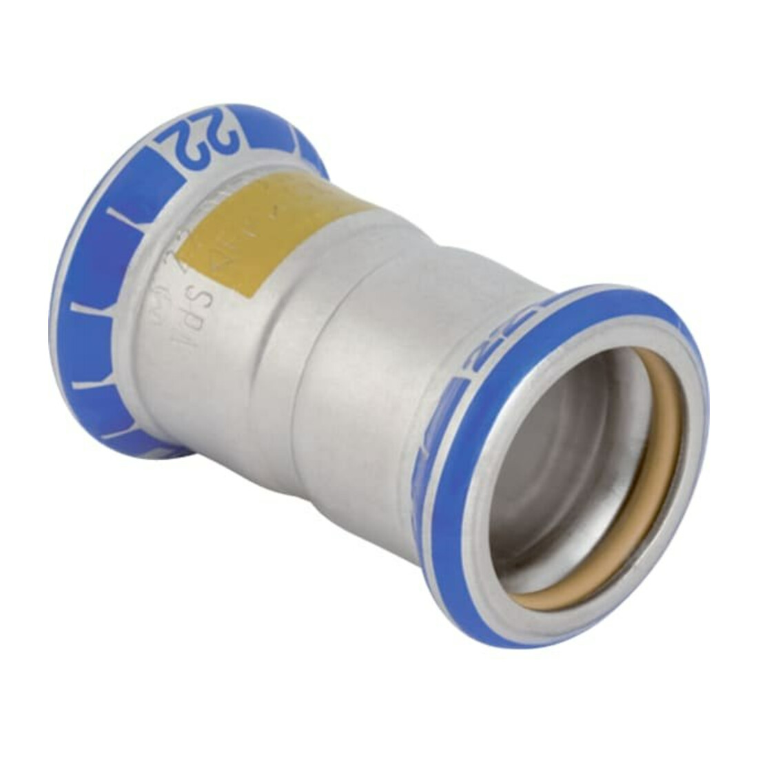 Geberit Gas-Muffe Mapress d 28mm, f Natur- u. Fl.-Gas, Edelstahl