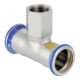 Geberit Gas-T-Stück Mapress d 22xRp 3/4, f Nat u Fl.-Gas, Edelstahl-1