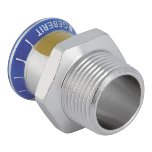 Geberit Gas-Übergang Mapress d 18mmxR 1/2, AG, f Nat u Fl.-Gas, ES
