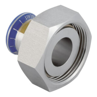 Geberit Gas-Übergang Mapress d 28mmxG 1 3/8, m ÜM, Edelstahl