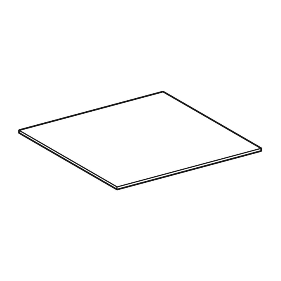 Geberit Glasablage Xeno2 45x0,8x45cm