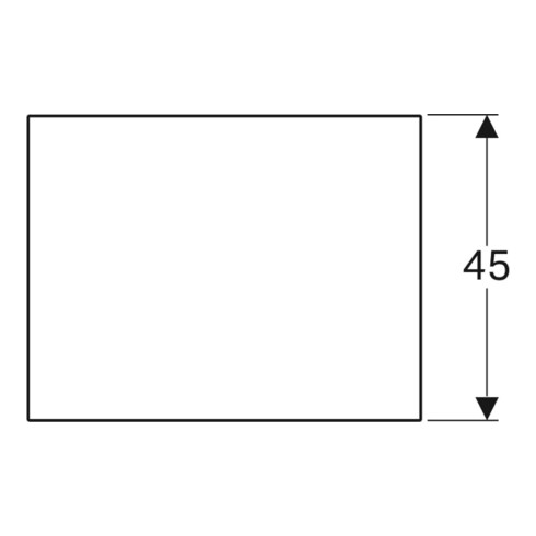 Geberit Glasablage Xeno2 58x0,8x45cm