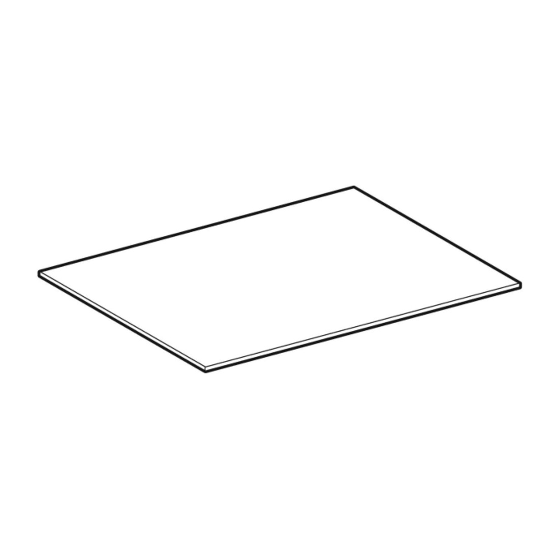 Geberit Glasablage Xeno2 58x0,8x45cm