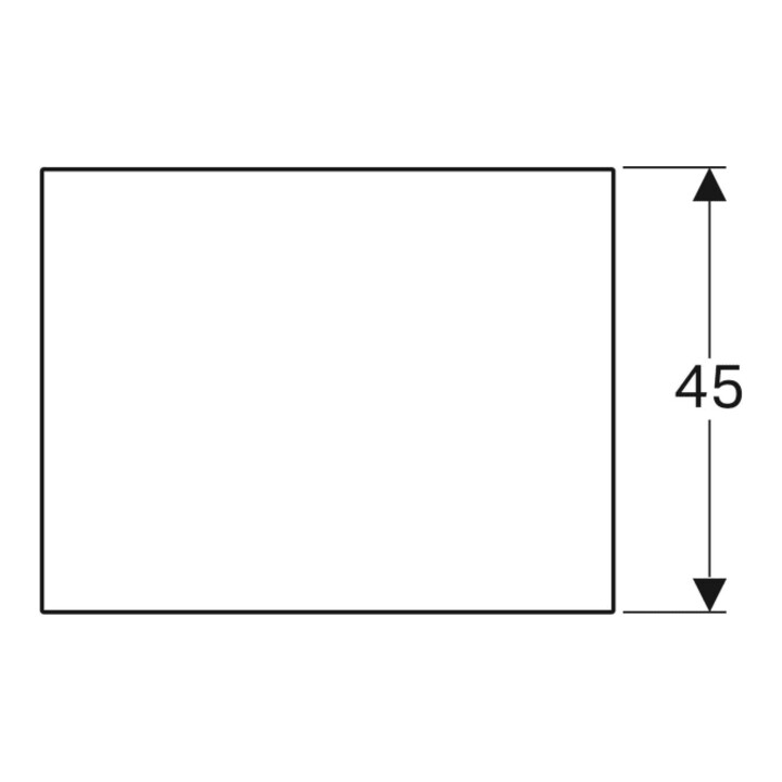 Geberit Glasablage Xeno2 58x0,8x45cm