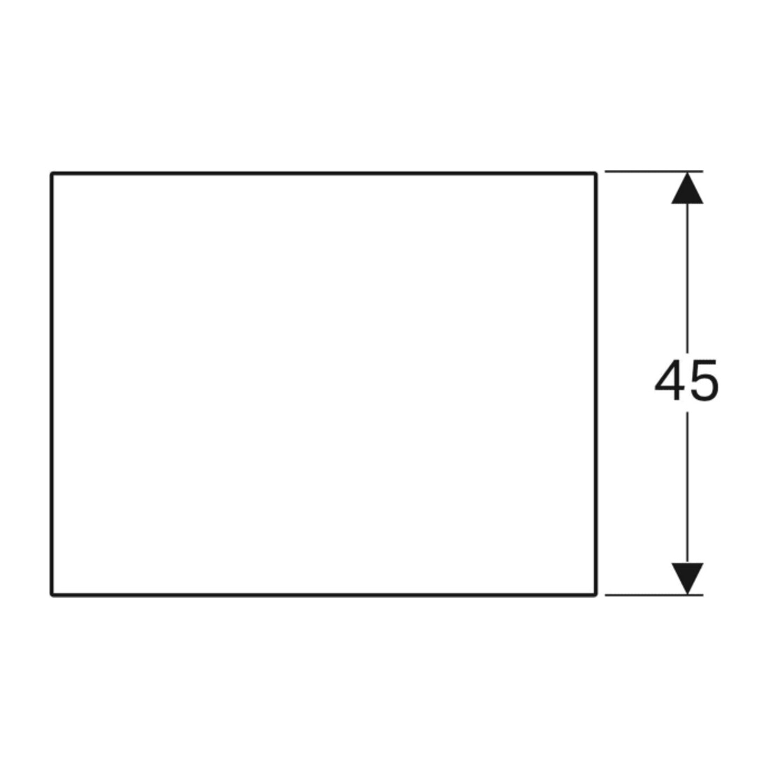 Geberit Glasablage Xeno2 58x0,8x45cm