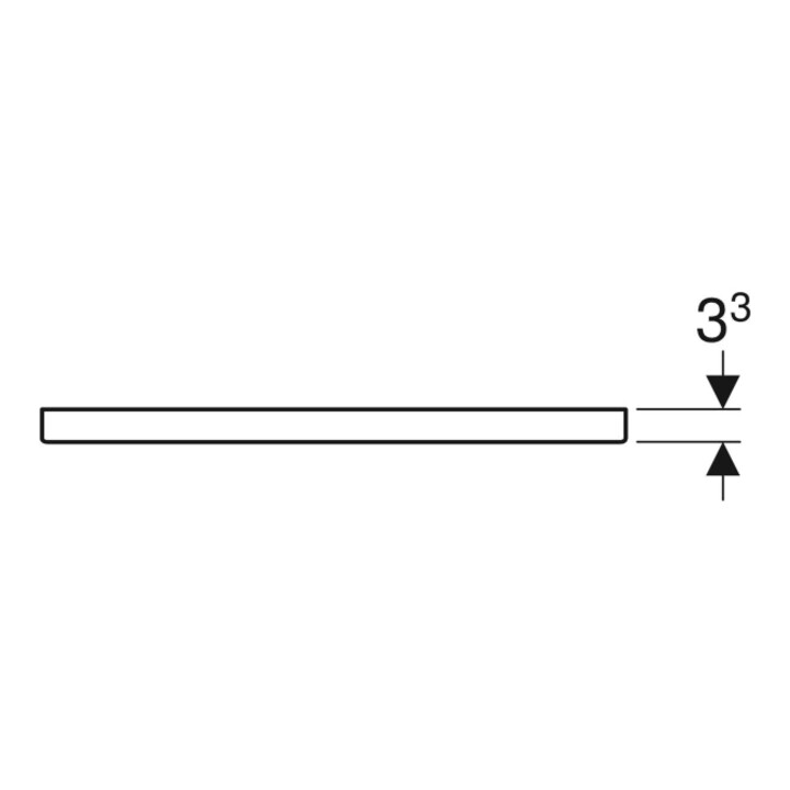 Geberit Griff iCon 58,9cm, hochglanz verchromt