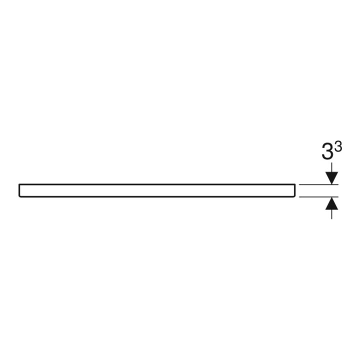 Geberit Griff iCon 73,7cm, sand grau/pulverbeschichtet matt
