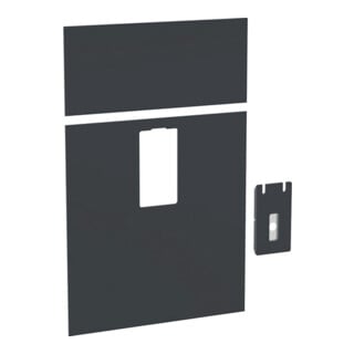 Geberit Habillage avant Monolith WT L 73 cm verre noir