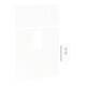 Geberit Habillage frontal San-Modul Monolith lavabo 73 cm verre blanc