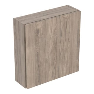 Geberit Hängeschrank 45x46,7x15cm, qu., 1 T, nuss/Mel. Struk.