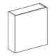 Geberit Hängeschrank 45x46,7x15cm, qu., 1 T, nuss/Mel. Struk.
