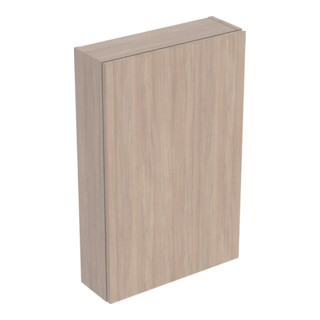 Geberit Hängeschrank 45x70x15cm, re, 1 T, Ei nat./Mel. Struk.