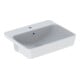 Geberit Halb-Einbauwaschtisch VariForm 55x45cm, m Hahnl., m ÜL, quadr., weiß-1