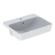 Geberit Halb-Einbauwaschtisch VariForm 55x45cm, m HL, m ÜL, quadr., we. K-Tect-1
