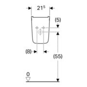 Geberit Halbsäule Renova Compact weiß-2