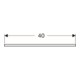 Geberit Handtuchhalter eckig, 40cm, Metall verchromt-4