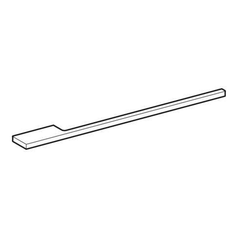 Geberit Handtuchhalter eckig, 40cm, Metall verchromt