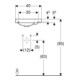 Geberit Handwaschbecken Acanto 40x25cm, asym., o. ÜL, Hahnl. re, weiß-5