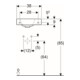 Geberit Handwaschbecken iCon 380 x 280 mm, ohne Überlauf mit Hahnloch rechts weiß-4