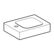 Geberit Handwaschbecken iCon 38x28cm, m Hahnl. li, o. ÜL, we. K-Tect-5