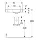 Geberit Handwaschbecken iCon 53x31cm, Abl L, m HL, o. ÜL, we. K-Tect