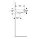Geberit Handwaschbecken iCon 53x31cm, Abl L, m HL, o. ÜL, we. K-Tect