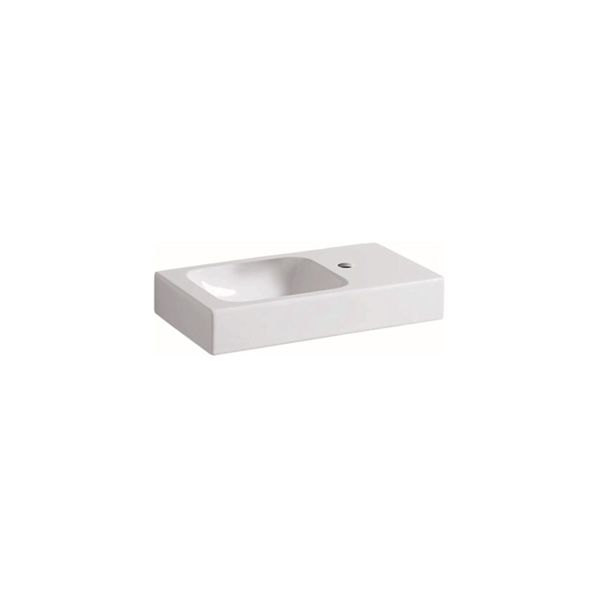 Geberit Handwaschbecken iCon 53x31cm, Abl R, m HL, o. ÜL, we. K-Tect