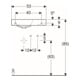 Geberit Handwaschbecken iCon 53x31cm, Abl re, m Hahnl., o. ÜL, we.