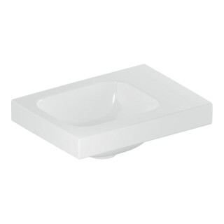 Geberit Handwaschbecken iCon Light 38x28cm, o. Hahnl., o. ÜL, weiß KeraTect