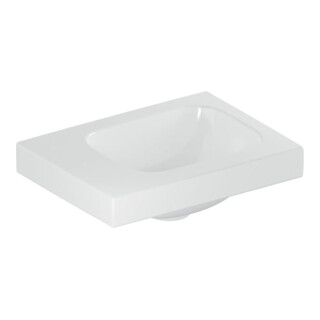 Geberit Handwaschbecken iCon Light 38x28cm, o. Hahnl., ohne Überlauf, weiß