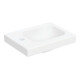 Geberit Handwaschbecken iCon Light 38x28cm, o. ÜL, Hahnl. links, weiß matt-1