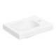 Geberit Handwaschbecken iCon Light 38x28cm, o. ÜL, Hahnl. rechts, weiß matt-1