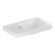 Geberit Handwaschbecken iCon Light 53x31cm, HL L, o Ü, m Abl, we. K-Tect