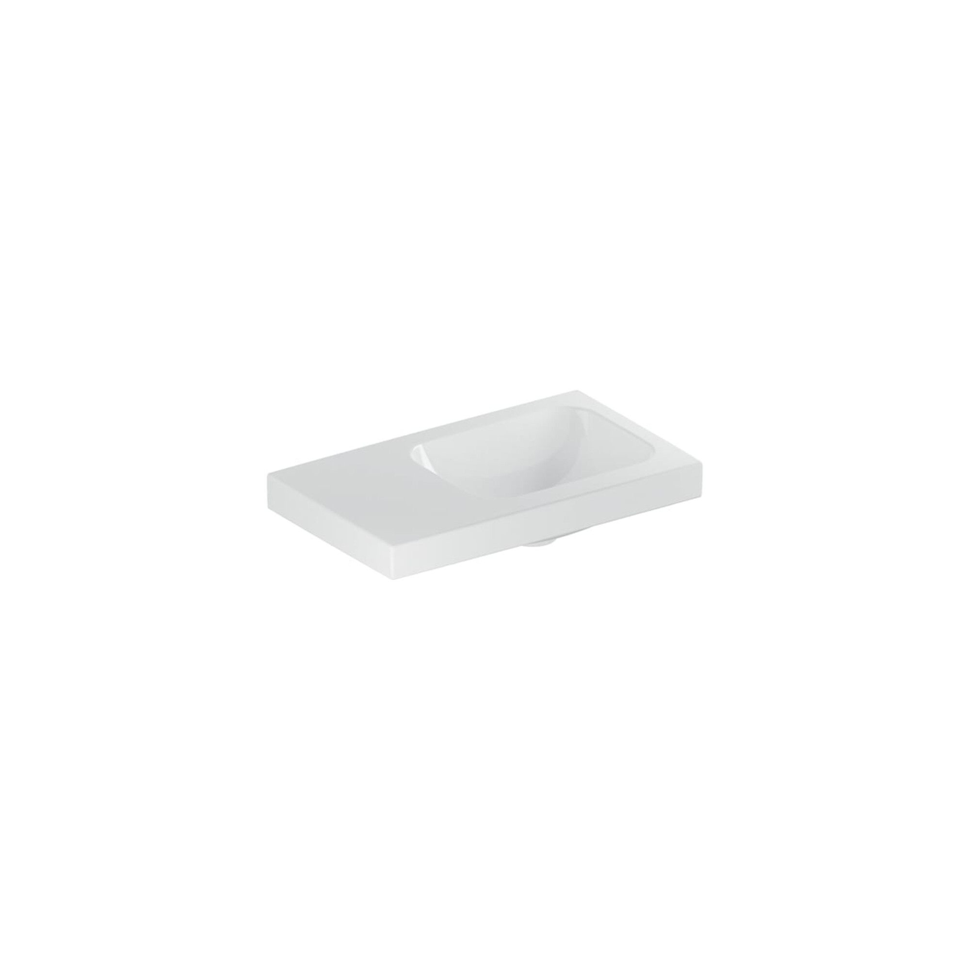 Geberit Handwaschbecken iCon Light 53x31cm, o HL, o Ü, m Abl, we. K-Tect