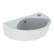 Geberit Handwaschbecken Renova 36x25cm, m HL re, m ÜL, verk. Ausl., we.-1