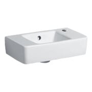 Geberit Handwaschbecken Renova Compact 40x25cm, m ÜL, Hahnloch rechts, weiß