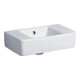 Geberit Handwaschbecken Renova Compact 40x25cm, o. Hahnloch, mit Überlauf, weiß-1