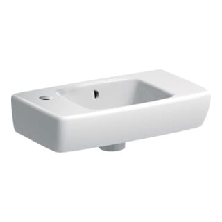 Geberit Handwaschbecken Renova Compact 45x25cm, m HL L, m Ü, Abl, we/KeraTe