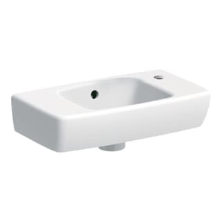 Geberit Handwaschbecken Renova Compact 45x25cm, m HL R, m Ü, Abl, we/KeraTe